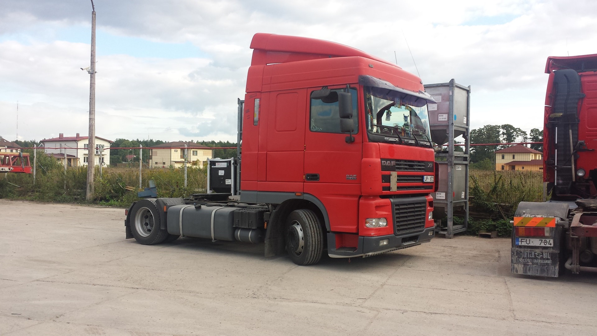 Daf xf 95.430 место расположения гос номера Фотоссесия - DAF XF95 430, 1,2 л, 2006 года фотография DRIVE2
