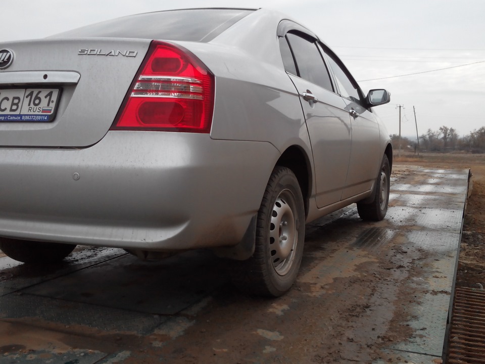 вес авто — Lifan Solano, 1,6 л, 2010 года | наблюдение | DRIVE2