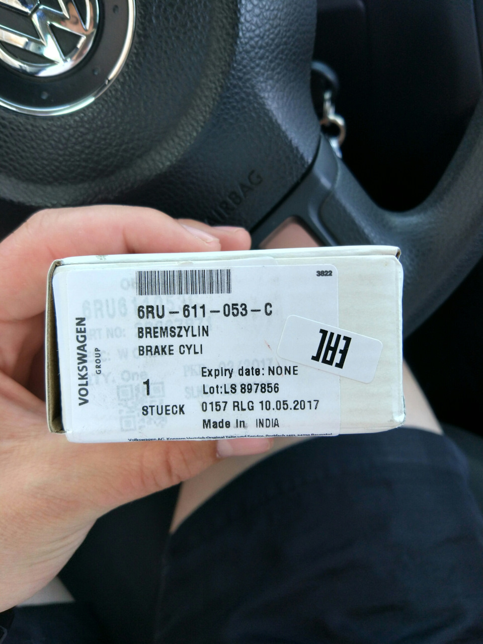 6RU611053C Торм. цилиндр VAG | Запчасти на DRIVE2