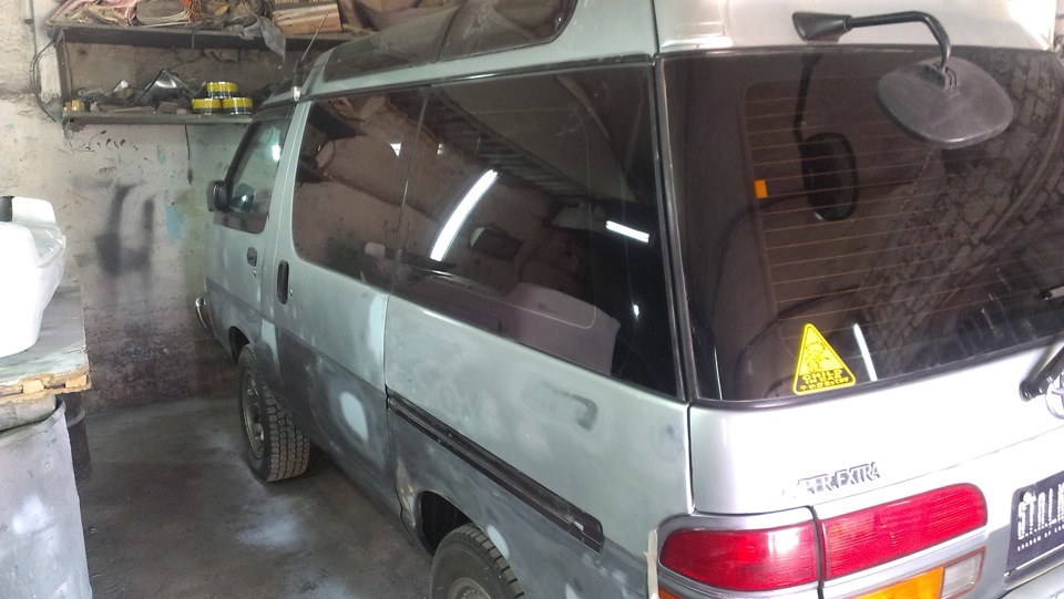 Покраска и мелкий кузовной ремонт — Toyota Town Ace (3G), 2 л, 1993 ...