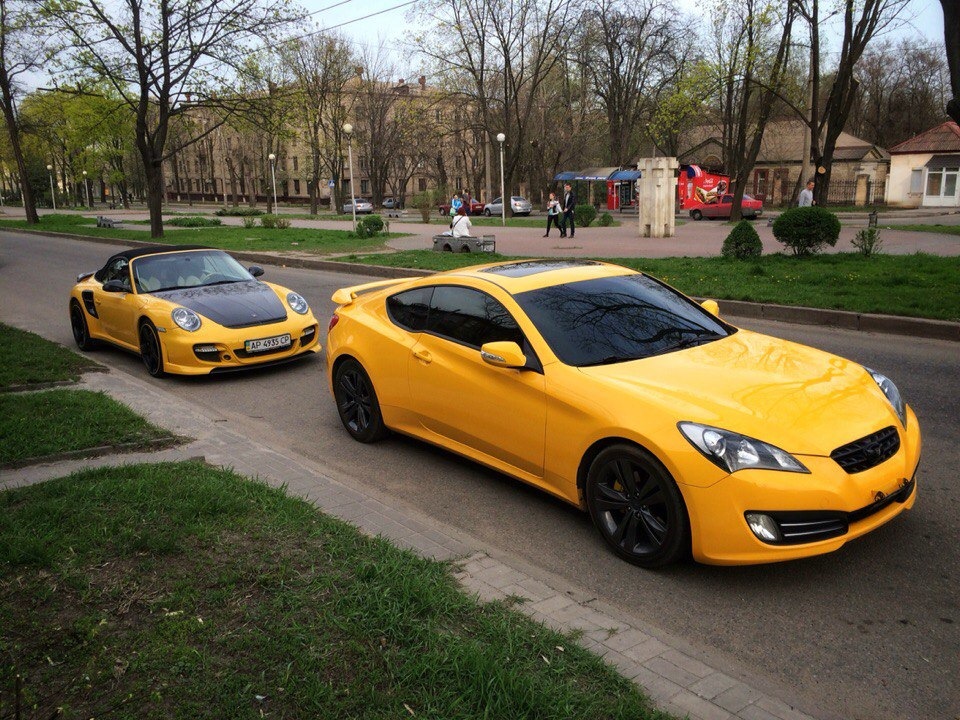 Hyundai Genesis Coupe Р¶РµР»С‚С‹Р№