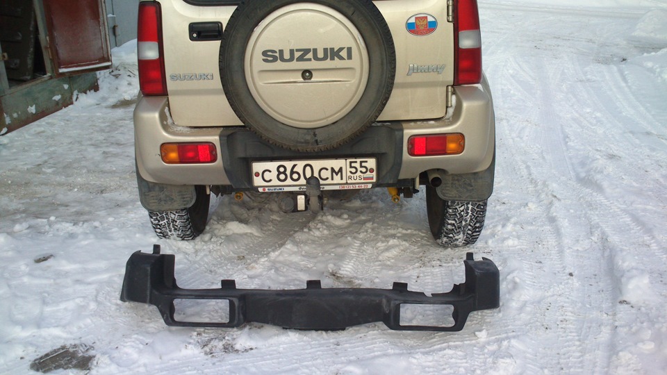 Как снять задний бампер сузуки джимни Задний бампер - Suzuki Jimny, 1,3 л, 2008 года тюнинг DRIVE2