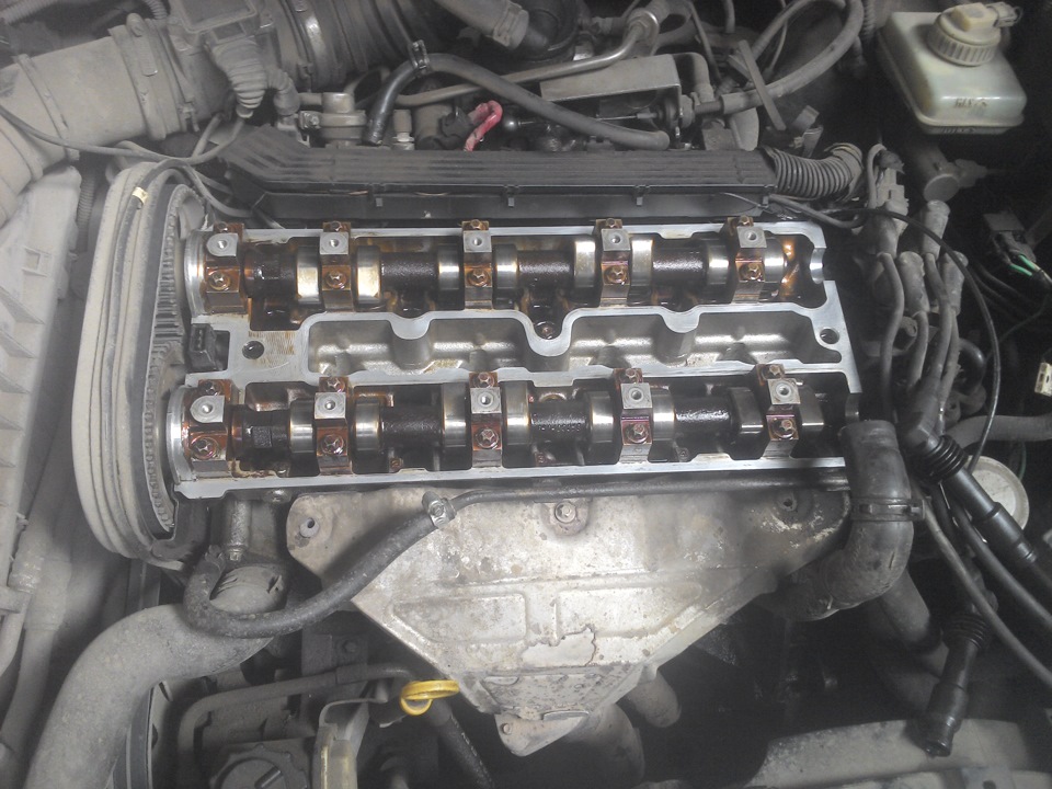 Прокладка клапанной крышки — Opel Vectra B, 1,8 л, 1997 года | визит на ...