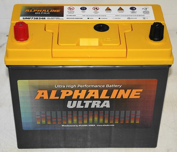 #13. Аккумулятор Alphaline Ultra 75B24R — Honda Logo, 1,3 л, 2001 года ...