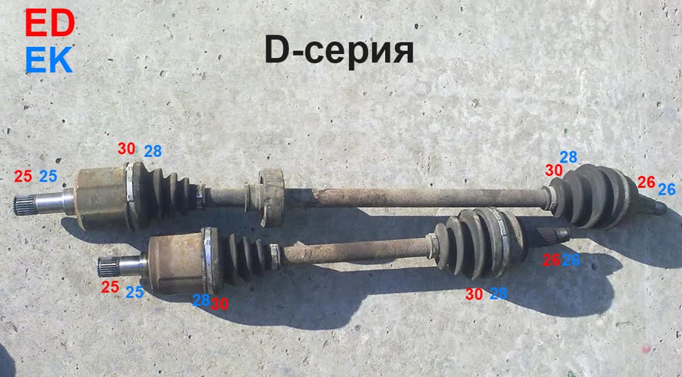 Замена приводов — Honda Civic Hatchback (4G), 1,5 л, 1991 года | своими ...