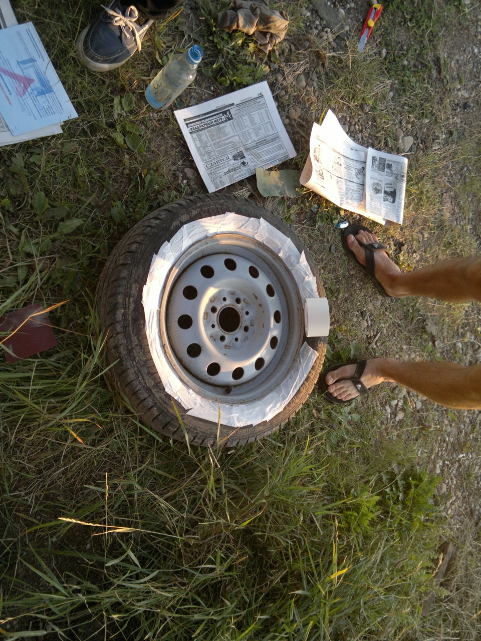 делать нечего — красим штампы — Lada 21104, 1,6 л, 2006 года | колёсные ...