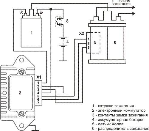 Схема подключения к1313734