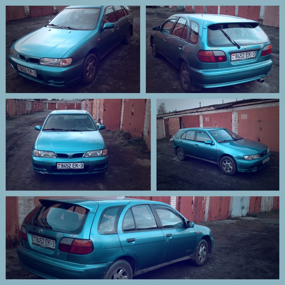 Законсервировались до лучших времен — Nissan Almera I (N15), 1,6 л ...