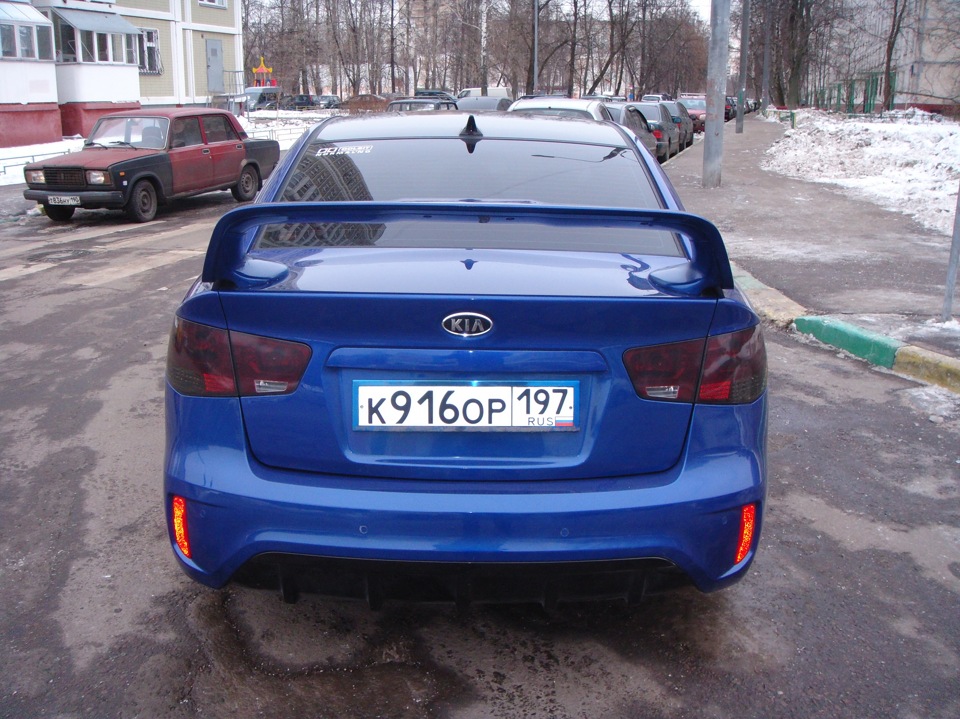 Задний бампер от гибрида и резинка. — KIA Cerato (2G), 1,6 л, 2011 года ...