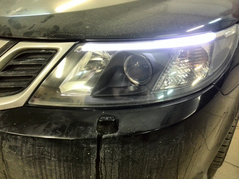Мутные фары — не беда — Saab 9-3 (2G), 2 л, 2007 года | визит на сервис ...