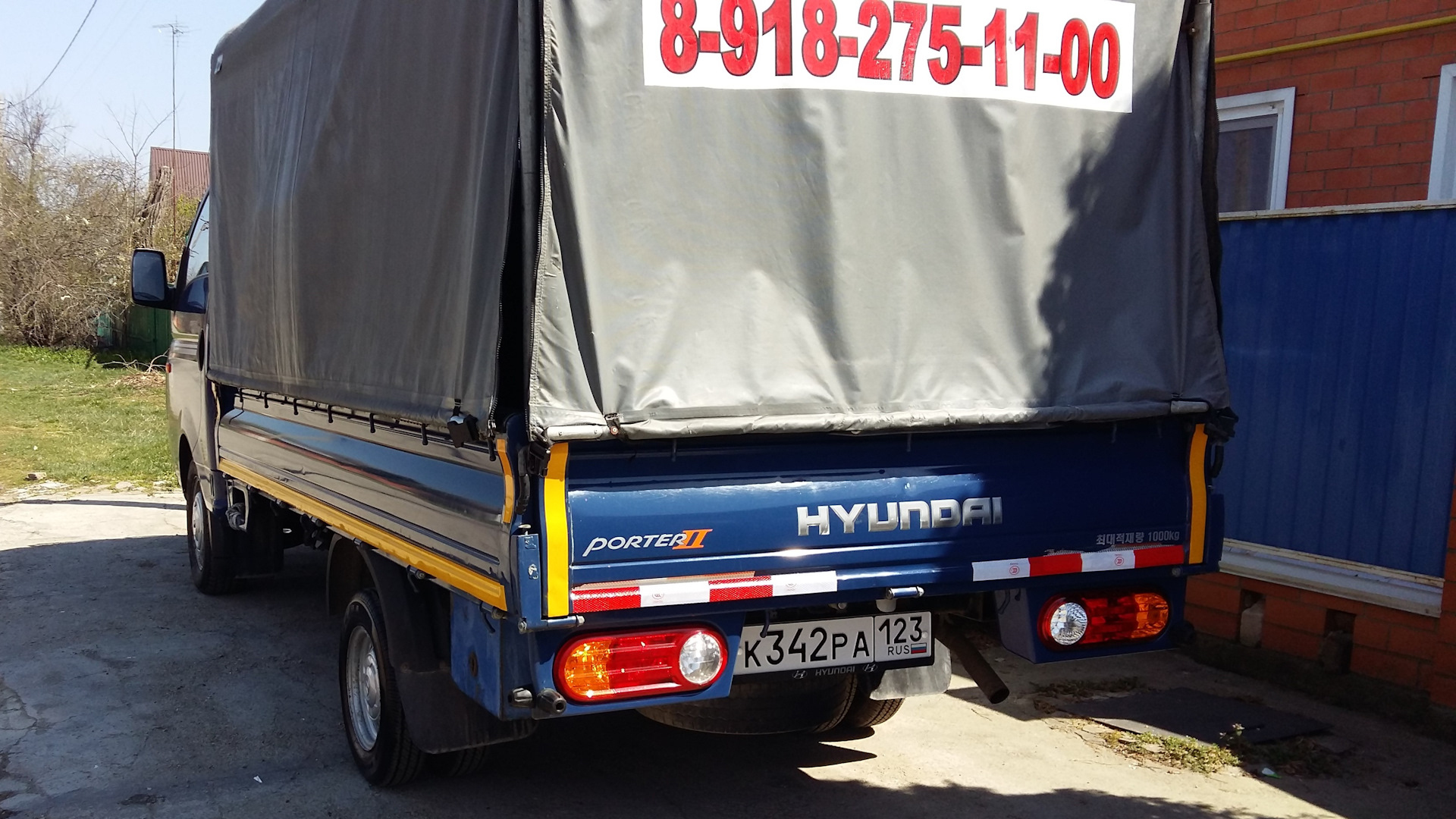 Hyundai Porter II (4G) 2.5 дизельный 2012 | Синий турбо на DRIVE2