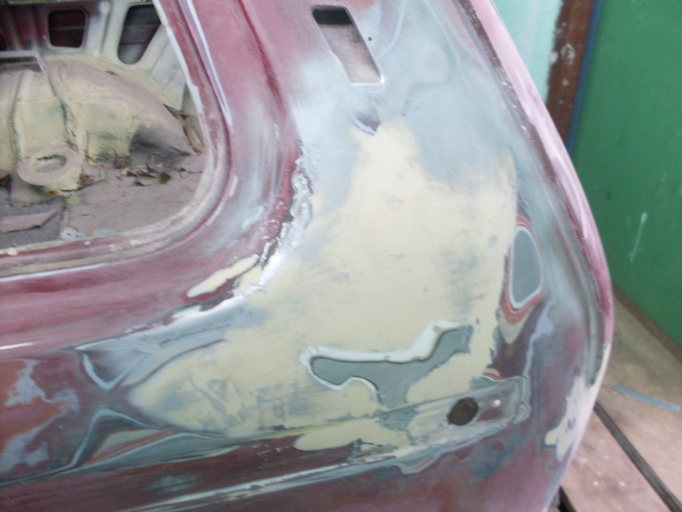 готовимся стать красивыми. Шпатлевка — Lada 4x4 3D, 1,6 л, 1985 года ...