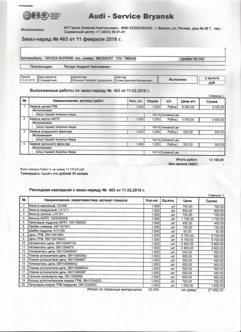 1001390002 Прокладка, масляный поддон автоматической коробки передач ...