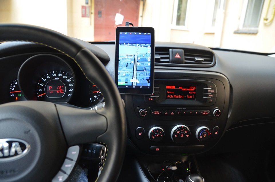 4. Навигатор + Магнит — KIA Soul (2G), 1,6 л, 2015 года | аксессуары ...