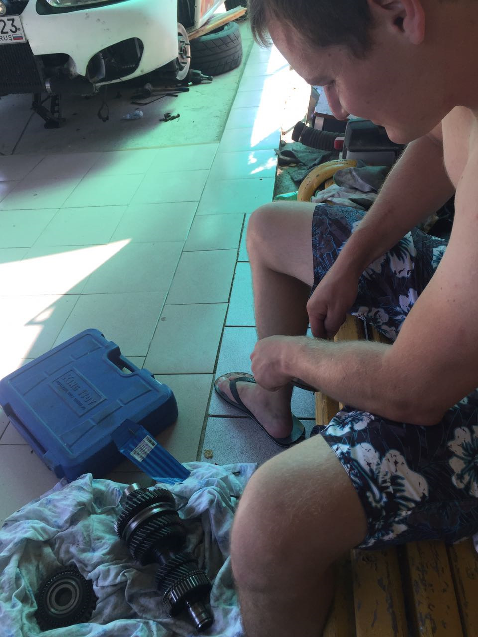 временный ремонт мкпп — Mitsubishi Mirage V, 1,5 л, 2000 года | своими ...