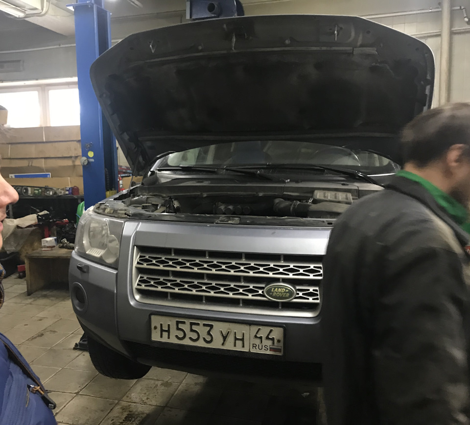 2й день. Появился странный свист. — Land Rover Freelander 2, 2,2 л, 2007  года | визит на сервис | DRIVE2