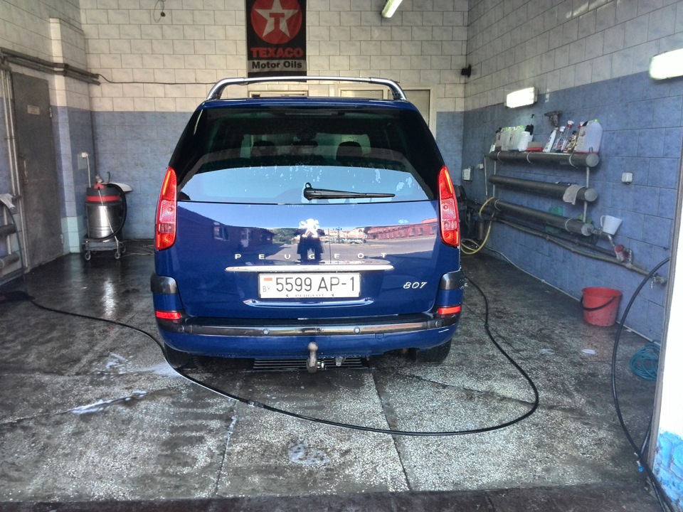 Помылись — Peugeot 807, 2 л., 2004 года | мойка | DRIVE2