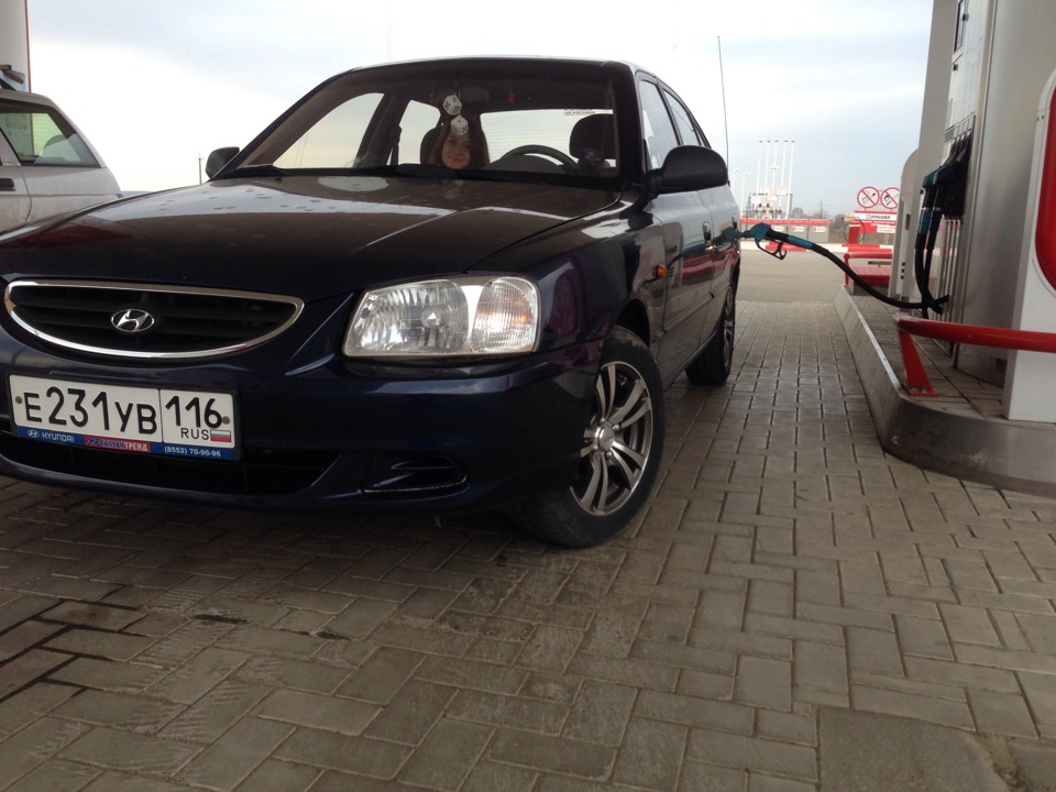 Бампер: part 2 — Hyundai Accent (2G), 1,5 л, 2008 года | кузовной ...