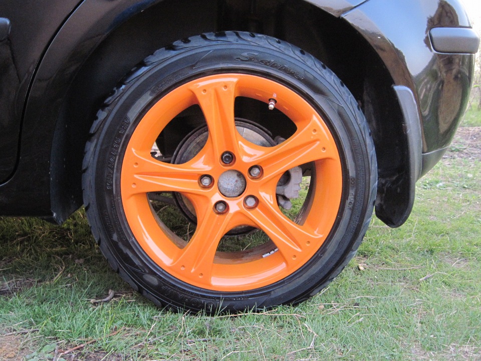 Они оранжевые! =) — Volkswagen Polo Hatchback Mk4, 1,4 л, 2003 года ...