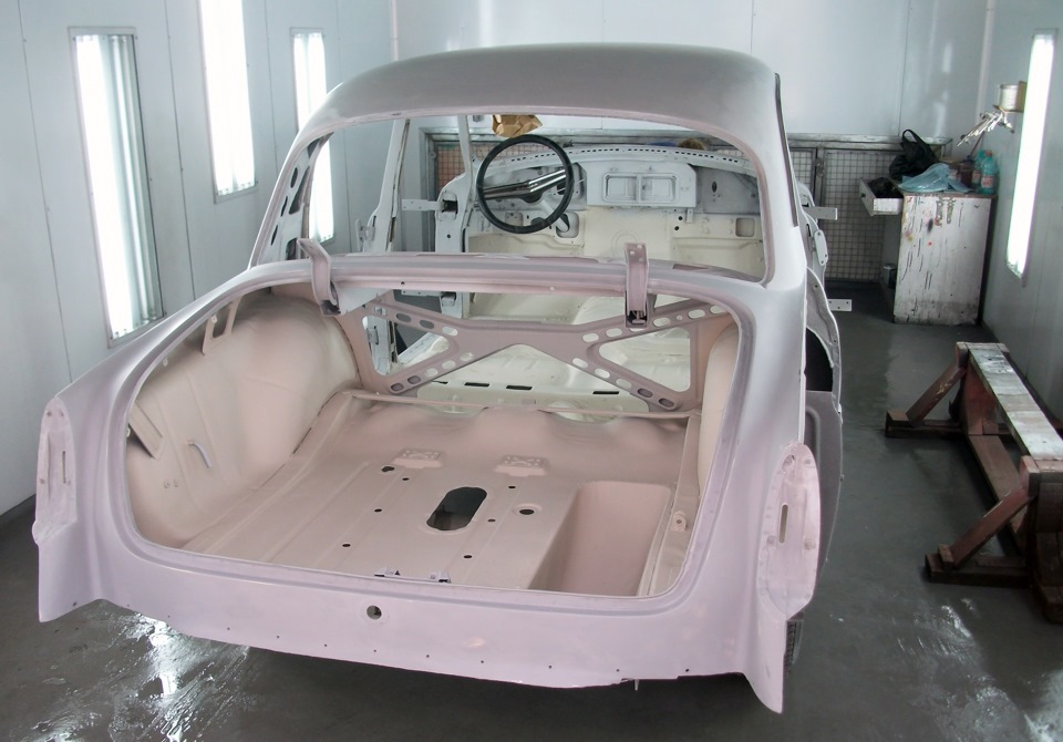 Новый цвет, новая жизнь… — ГАЗ 21, 2,4 л, 1959 года | кузовной ремонт ...