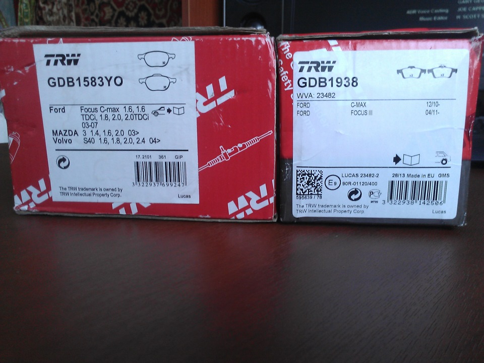 Колодки TRW вкруг! — Ford Focus Sedan III, 1,6 л, 2013 года ...