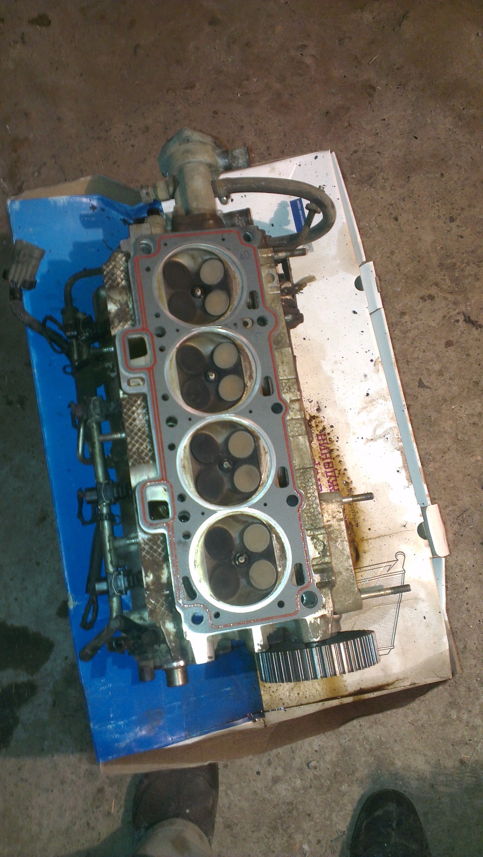 погнало тосол( неплановый ремонт. — Lada 21124, 1,6 л, 2008 года ...