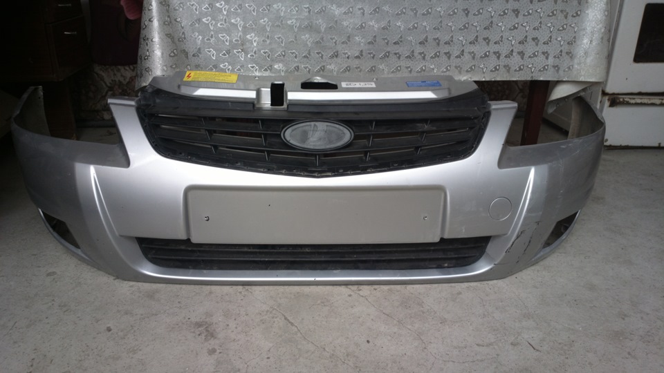 Рестайлинг — часть 2. (Бампер) — Lada Приора седан, 1,6 л, 2008 года ...