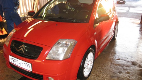 citroen c2 2005 метки грм