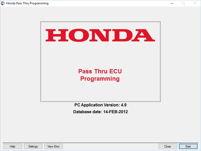 Honda J2534 Software Download