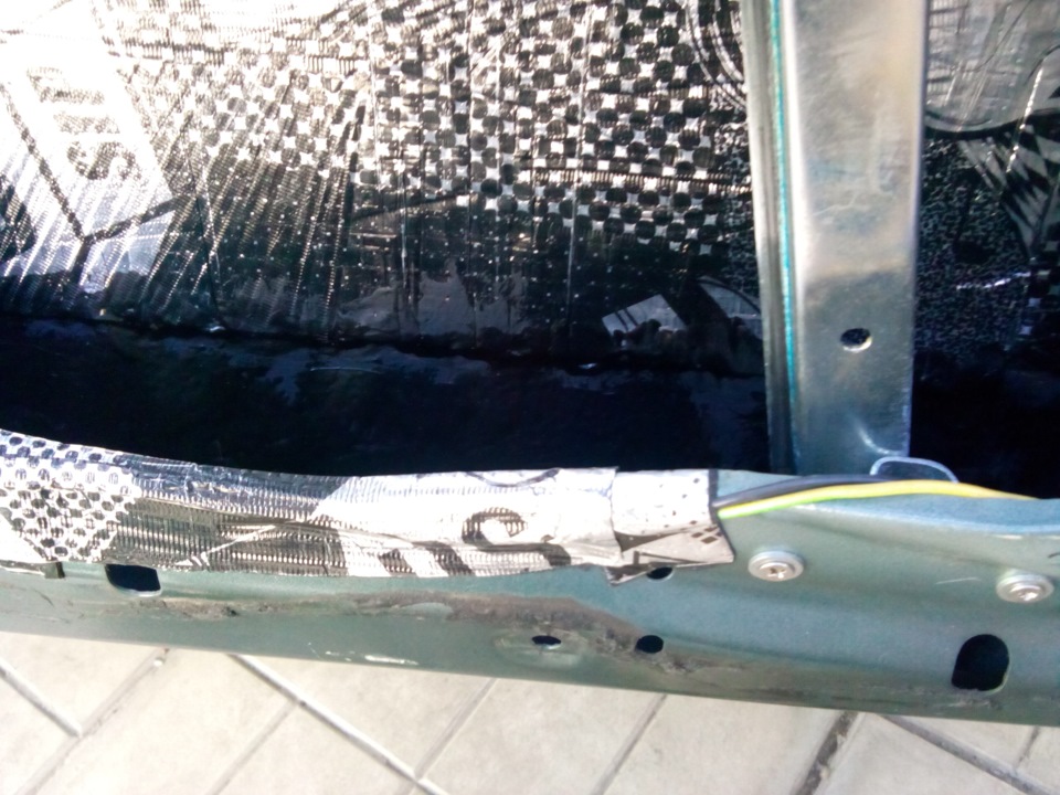 Антикор дверей + шумоизоляция — Daewoo Nexia (2G), 1,5 л, 2006 года ...