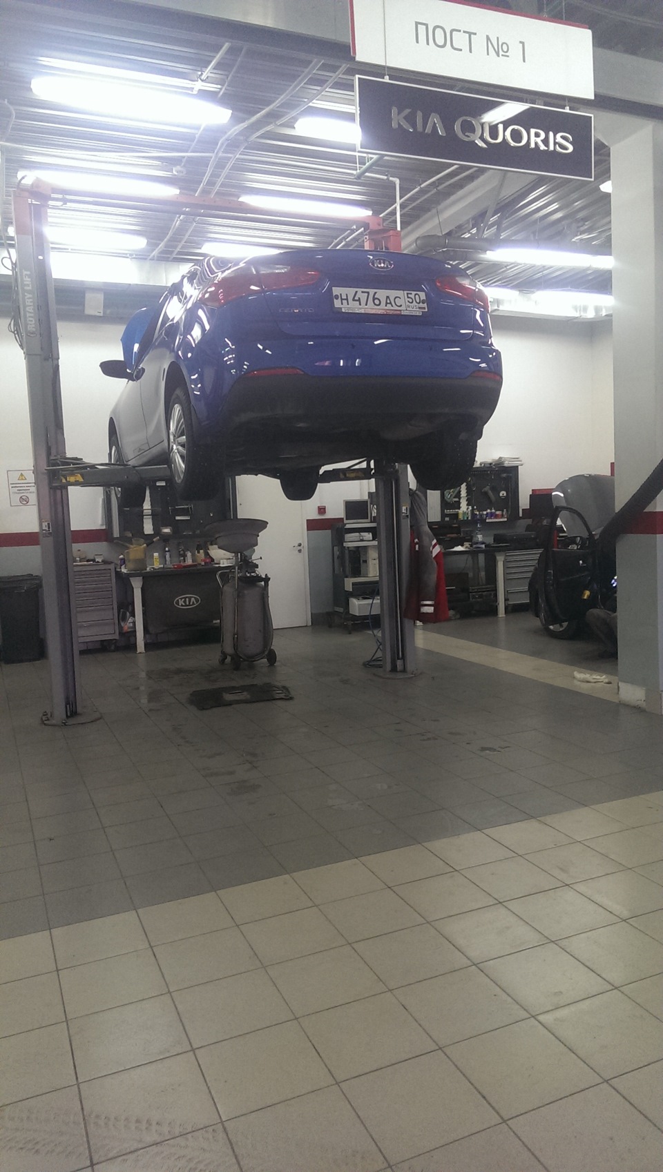 1 ТО пройдено — KIA Cerato (3G), 1,6 л, 2013 года | плановое ТО | DRIVE2