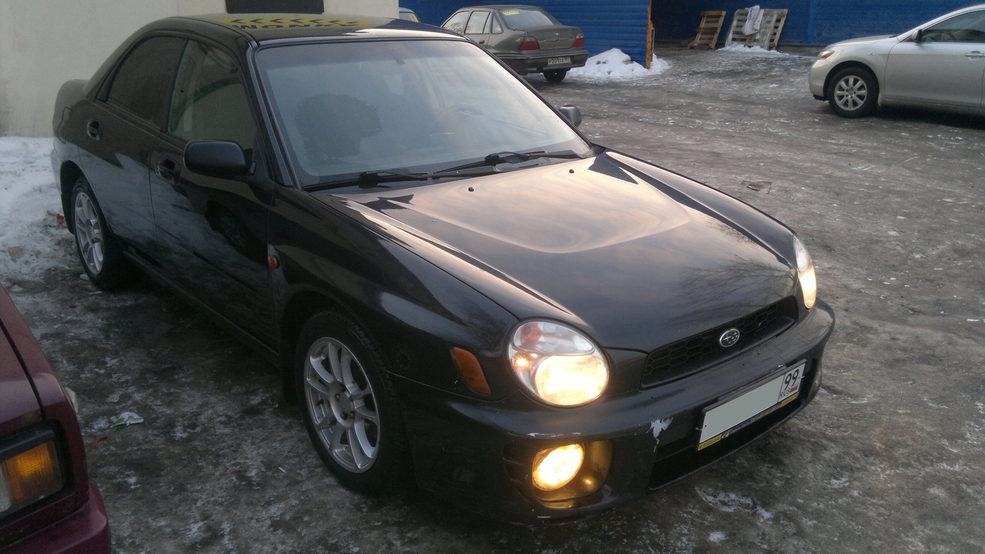 Subaru Impreza (GD, GG) 2.0 бензиновый 2002 | черная вэдовая двушка) на  DRIVE2