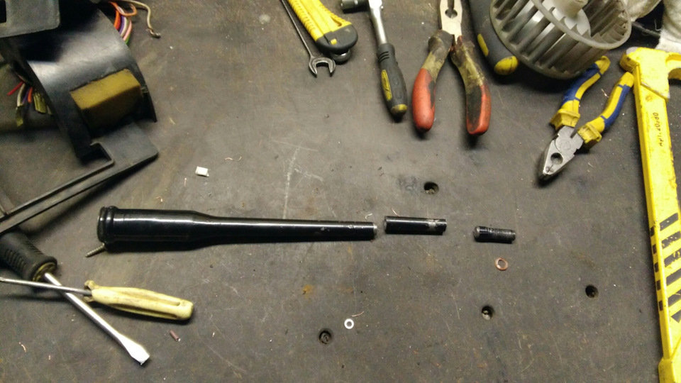 Рычаг КПП, решил укоротить. — ИЖ 2126, 1,6 л, 2000 года | своими руками ...