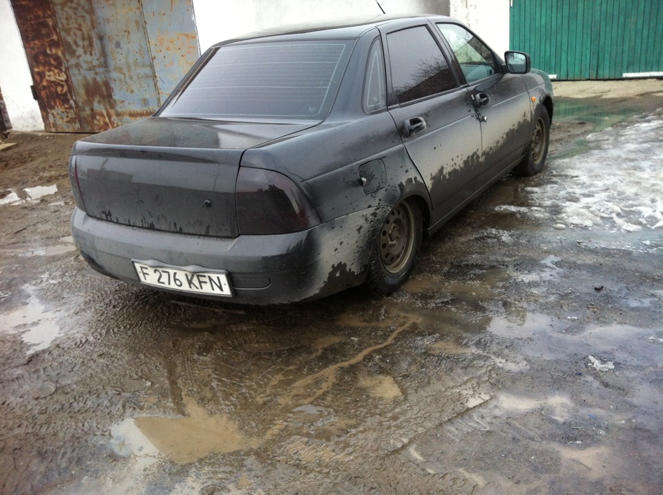 Багажник — Lada Приора седан, 1,6 л, 2012 года | кузовной ремонт | DRIVE2