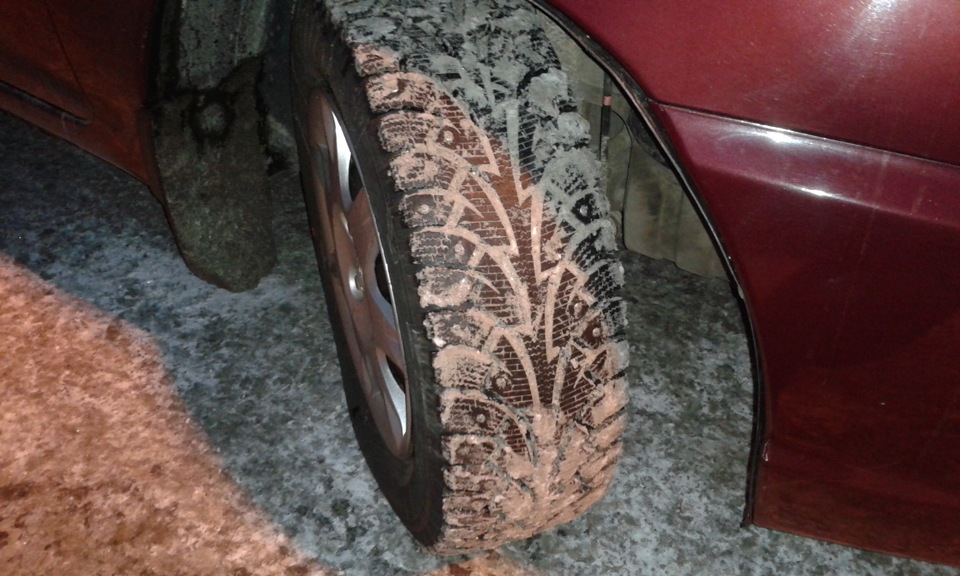 Новые тапки — KIA Spectra, 1,6 л, 2005 года | шины | DRIVE2