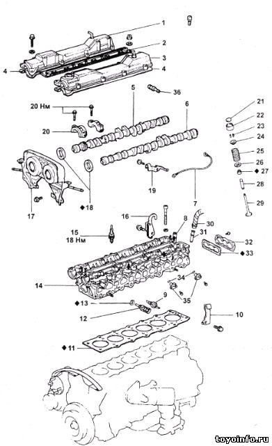 2jz схема двигателя