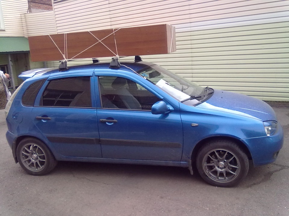 преднозначение багажника — Lada Калина Хэтчбек (1G), 1,6 л, 2006 года ...