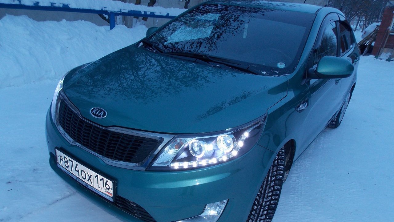 KIA Rio (3G) 1.6 бензиновый 2012 | (I) Рыбий ГлАз (I) на DRIVE2