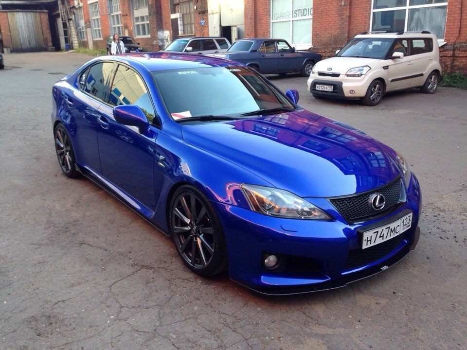 Lexus is f Ultrasonic Blue Metallic