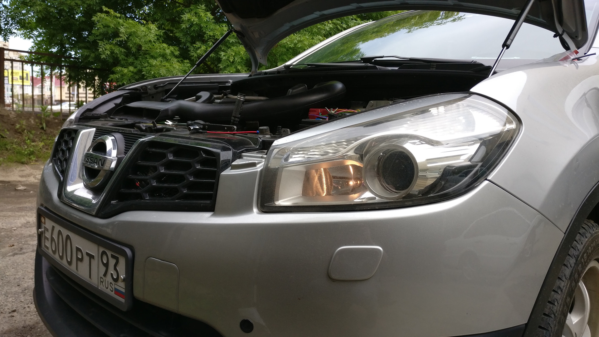 ходовые огни кашкай