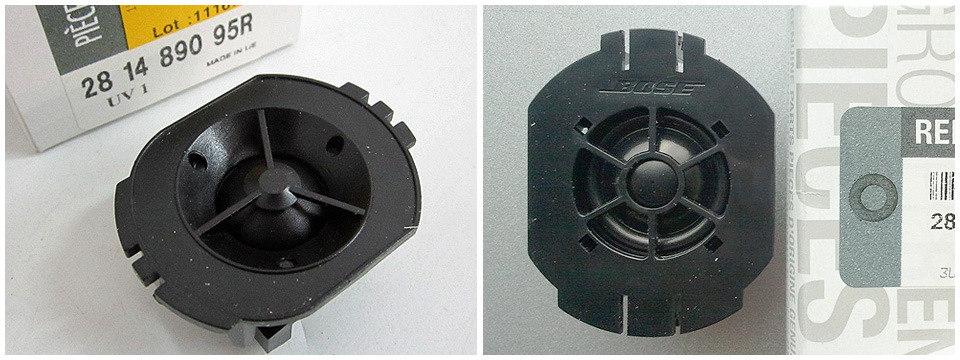 Renault/Blaupunkt 281489095R и BOSE 281480008R — Lada XRAY. Запчасти на фото: 281489095R, 281480008R