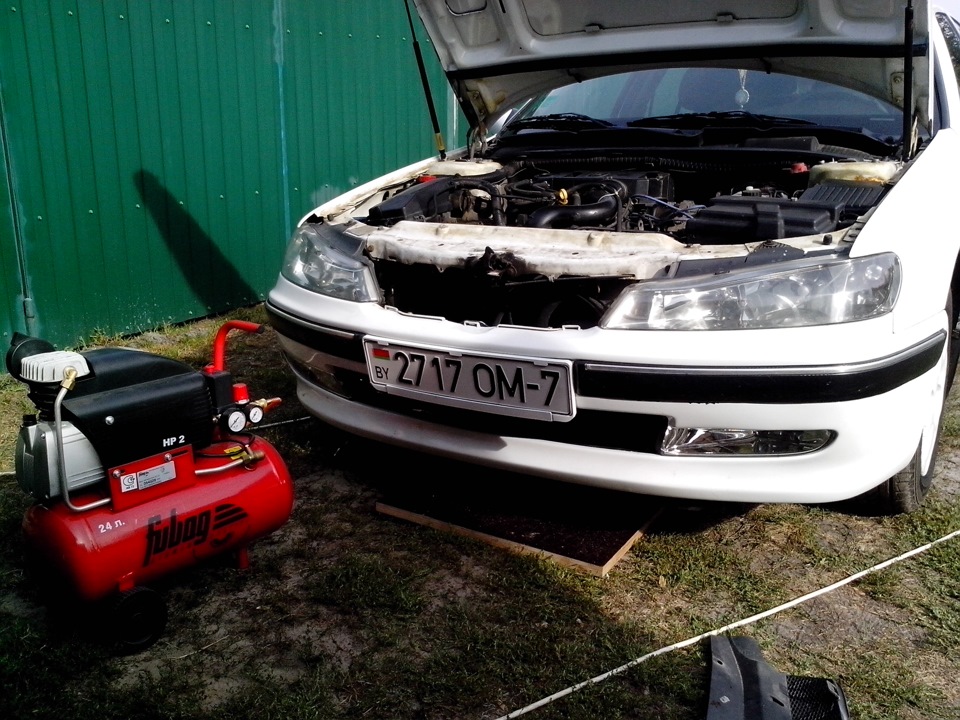 •59. Лёгкая мойка мотора, продувка сот радиатора и уборка салона ...