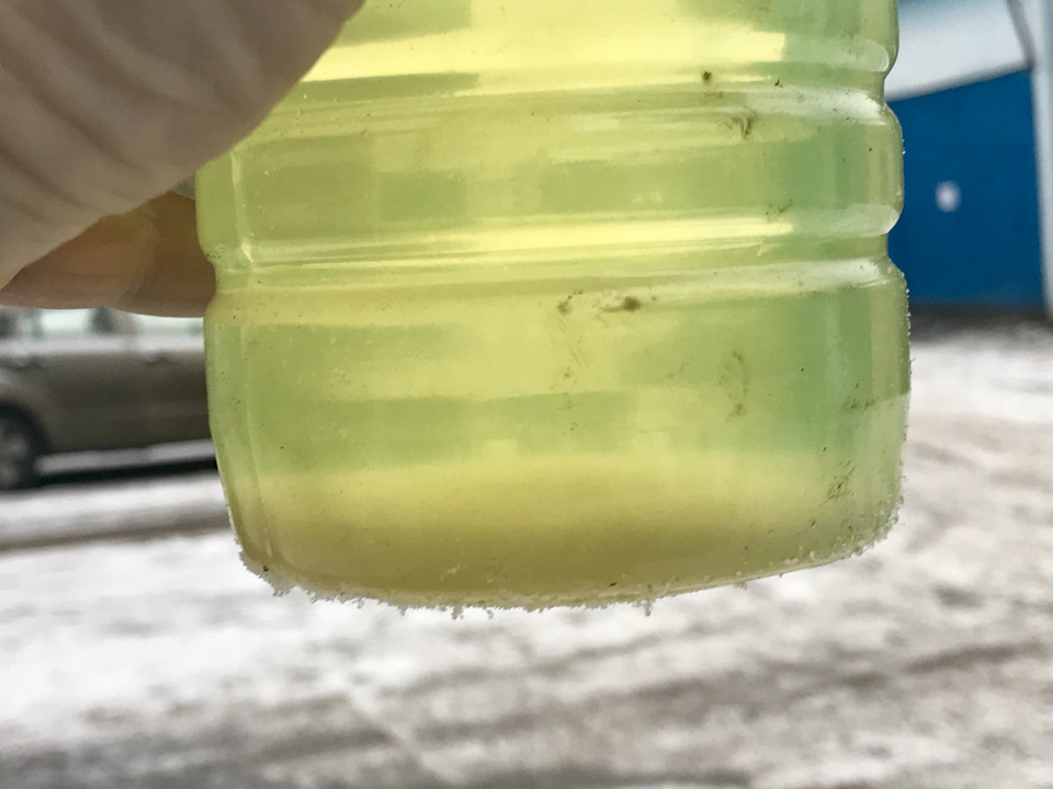 Качество дизельного топлива в Москве. А ведь всего -3… (про ...