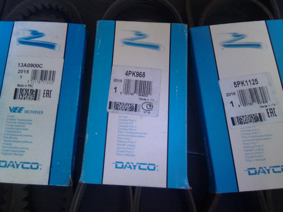 02.2017 Ремни и ролики навесного. — Mitsubishi Pajero Sport (1G), 3 л ...