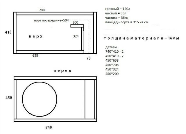 Короб на иволгу 15 с