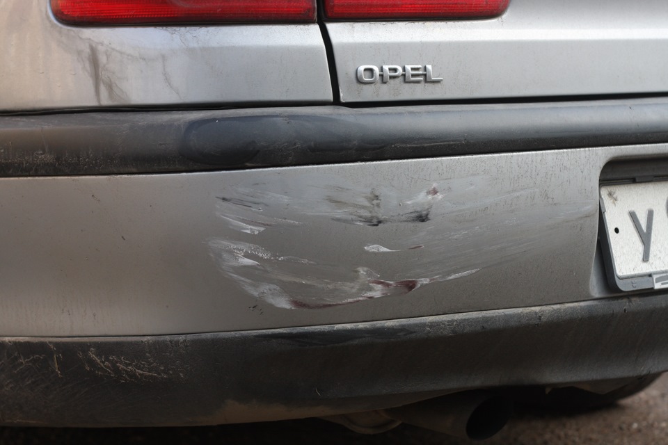 Въехали… — Opel Omega B, 2 л, 1994 года | ДТП | DRIVE2