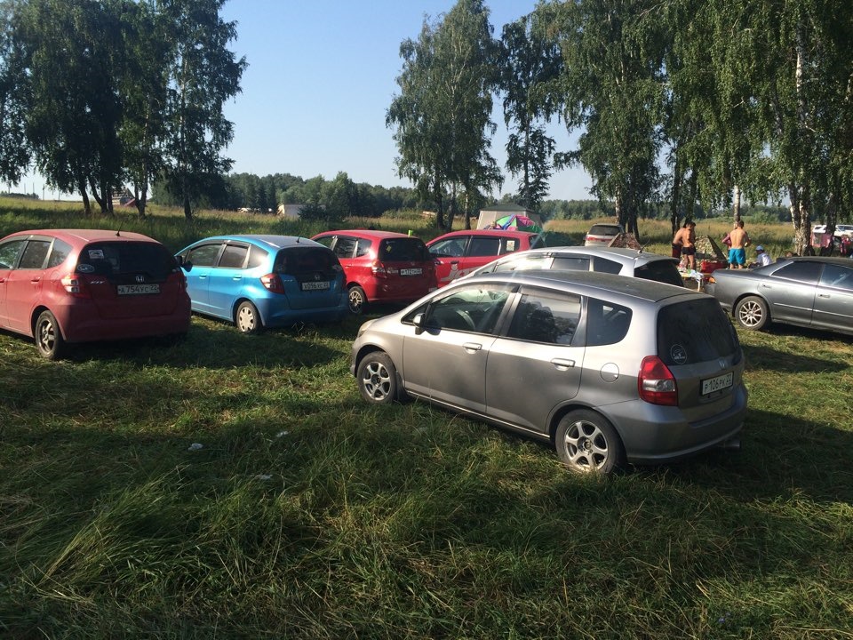 Встреча Фит клаб Барнаул — Honda Fit (1G), 1,3 л, 2003 года | встреча ...