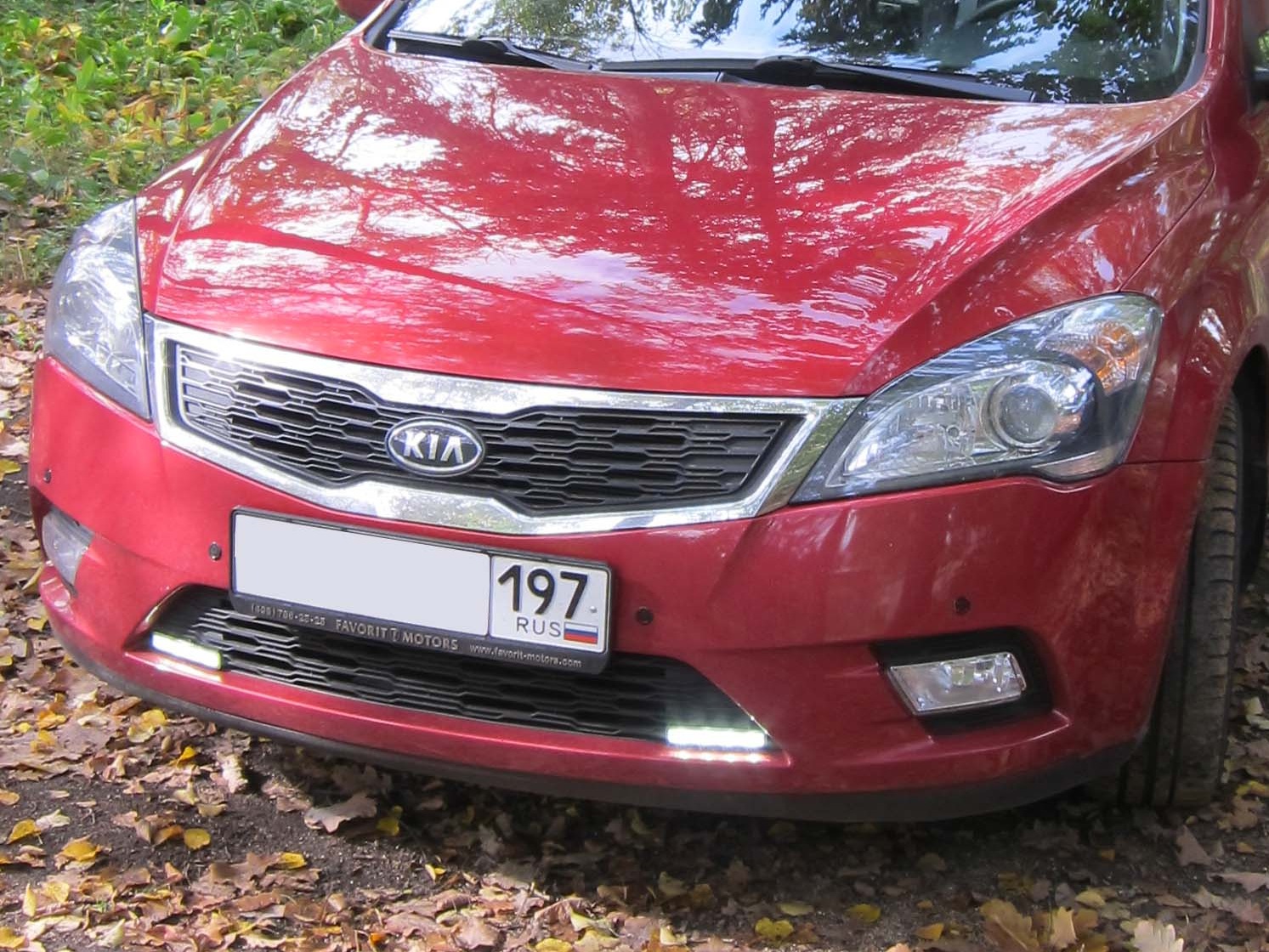 Дневные ходовые огни — KIA Ceed SW (1G), 1,6 л, 2011 года | тюнинг | DRIVE2