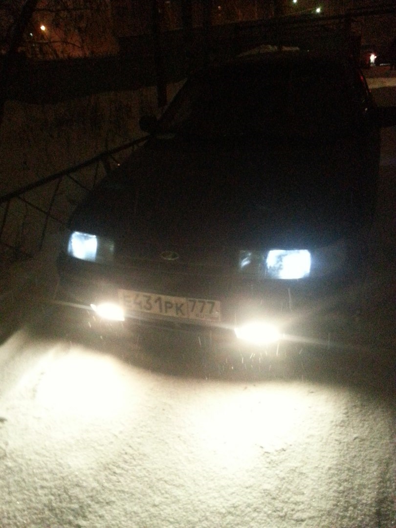 Подключили ПТФ — Lada 21124, 1,6 л, 2005 года | стайлинг | DRIVE2