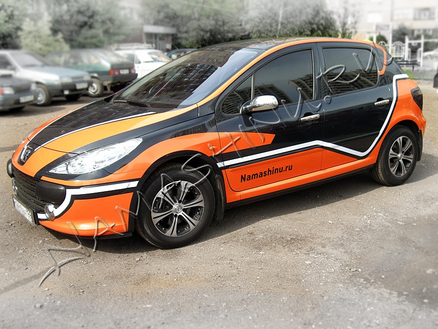 Peugeot 307 в камуфляже